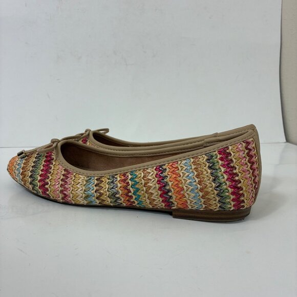 Joie Scarlet Woven Bow Slip-On Sandals Size 6.5 minimalist Boho Coastal - Picture 5 of 10